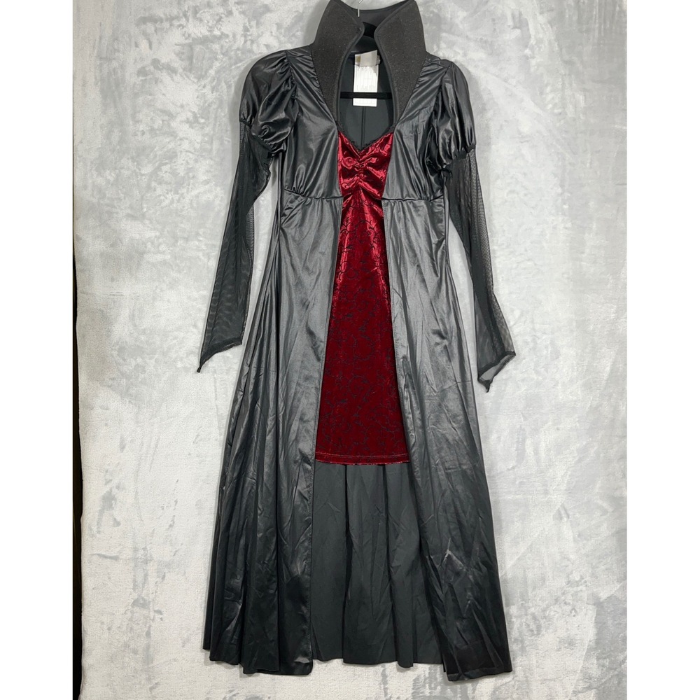 California Costumes Womens Costume Small Black Red Vampire Goth Medieval 01094